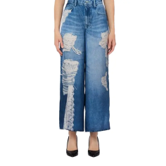 Liu Jo Pantalones Flare Digital Denim Azul