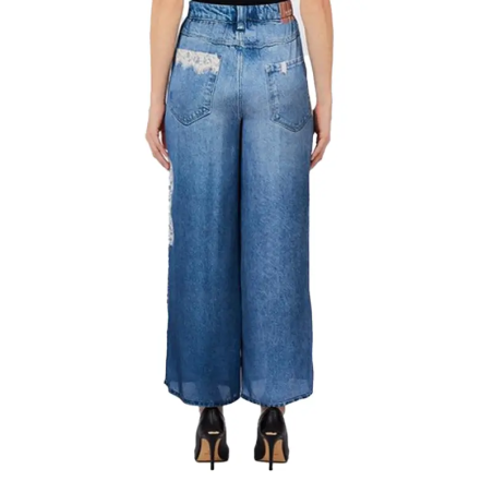 Liu Jo Pantalones Flare Digital Denim Azul
