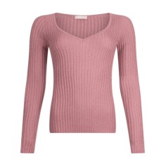 LIU JO ECS MAGLIA CHIUSA M L ANCIENT ROSE