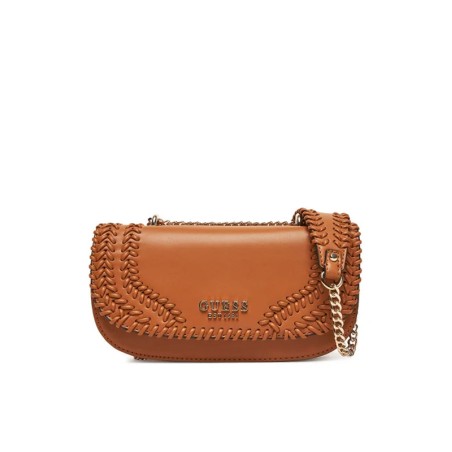 GUESS TATUM CONVERTIBLE XBODY FLAP CARAMEL