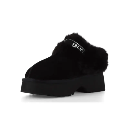 LIU JO JUNY 01 ANKLE BOOT COW SUEDE FUR