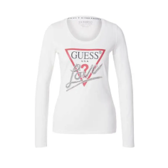 GUESS LS CN TRIANGLE LOVE TEE – KALHUA