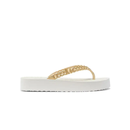MICHAEL KORS ZAZA FLIP FLOP CREAM - KALHUA