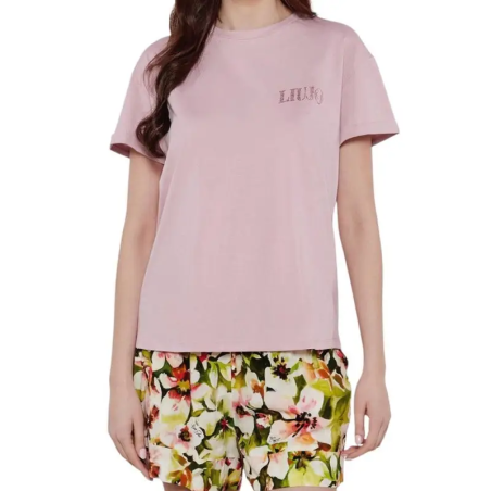 COMPAÑIA FANTASTICA TOP CANALÉ ABALORIOS ROSA - KALHUA