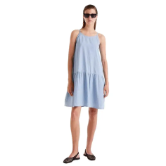 COMPAÑIA FANTASTICA VESTIDO CORTO TIRANTES DENIM