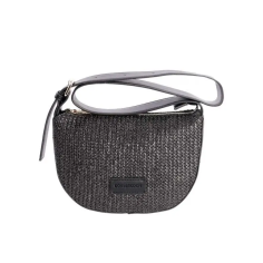 DON ALGODON BOLSO BANDOLERA RAFIA NEGRO - KALHUA