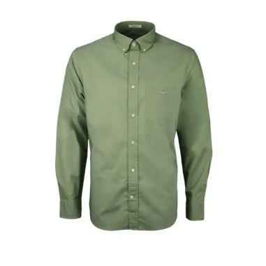 GANT REG CLASSIC POPLIN SHIRT KALAMATA GREEN - KALHUA