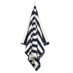 GANT BLOCK STRIPE BEACH TOWEL MARINE - KALHUA