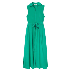 COMPAÑÍA FANTASTICA VESTIDO LARGO FLUIDO VERDE - KALHUA