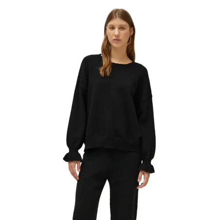 COMPAÑÍA FANTÁSTICA JERSEY DETALLE PUÑOS NEGRO - KALHUA