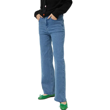 COMPAÑÍA FANTÁSTICA JEANS LARGOS RECTOS AZULES - KALHUA