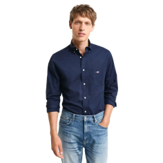 GANT REG CLASSIC POPLIN SHIRT MARINE - KALHUA