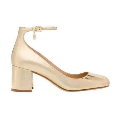 MICHAEL KORS PERLA PUMP PALE GOLD - KALHUA