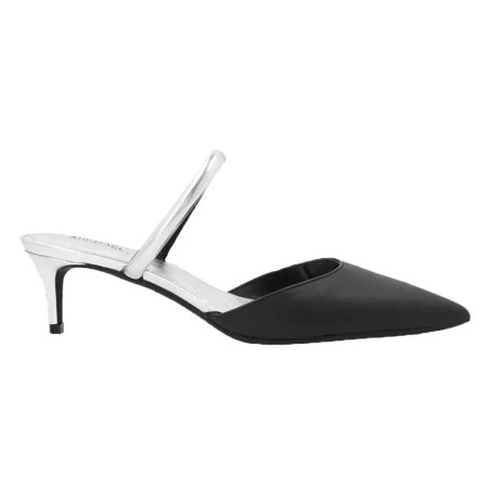 MICHAEL KORS MULE JESSA FLEX SILVER/BLACK - KALHUA