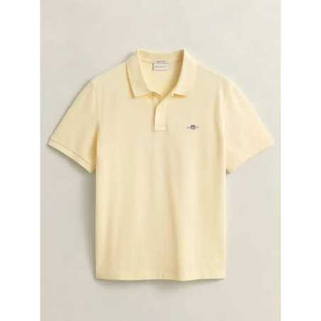 Gant Reg Shield Polo Vanila Yellow