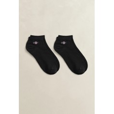 GANT SHIELD ANKLE SOCKS 2 PACK BLACK