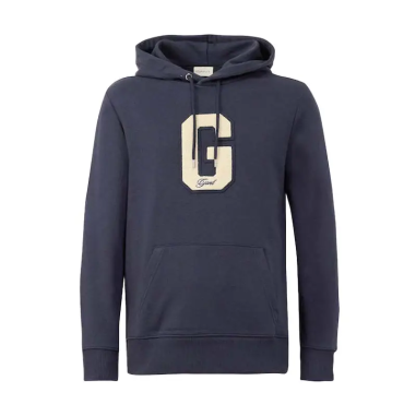 GANT G BADGE HODDIE EVENING BLUE