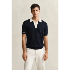Gant Cotton Modal Polo Evening Azul Marino