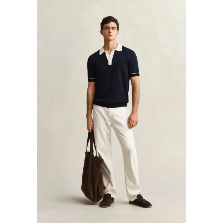 Gant Cotton Modal Polo Evening Azul Marino