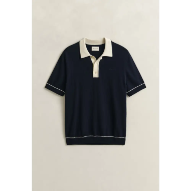 Gant Cotton Modal Polo Evening Azul Marino