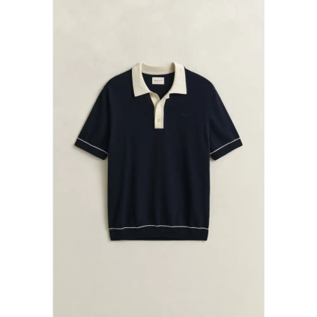 Gant Cotton Modal Polo Evening Azul Marino