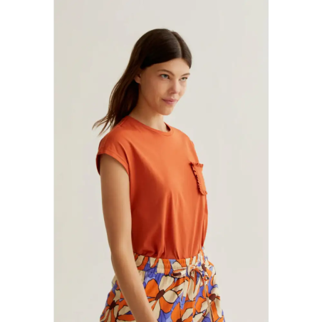 Compañia Fantastica Camiseta Basica Marron