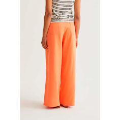 Compañia Fantastica Pantalon Wide Leg Naranja 2