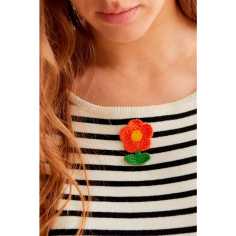 Compañía Fantástica Falda Midi Estampado Garden