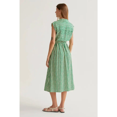 Compañía Fantástica Vestido Estampado Lavagna Blue