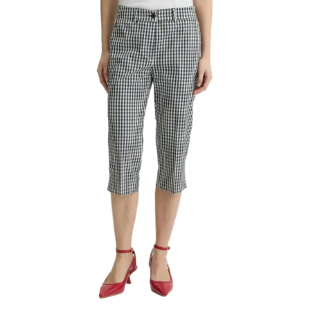 Liu Jo Pants Mic Vichy Bco Blu Liu Jo Pants