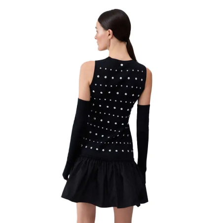 Liu Jo ECS Abito Maglia Black estampado garden
