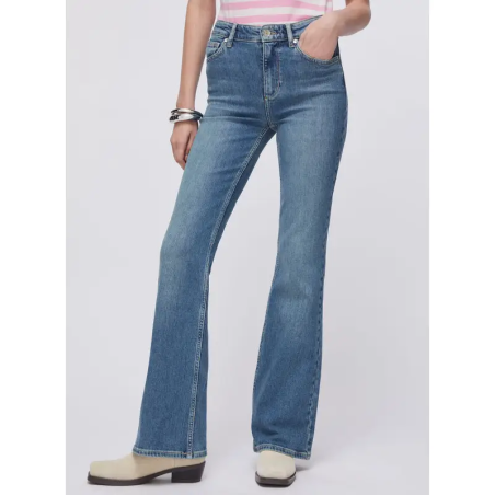 Liu Jo Pants Magic Boot Cut Denim Azul