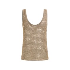 GUESS SL SN OPEN STITCH AVA TANK WET SAND MULTI W5YR29 F1AZ