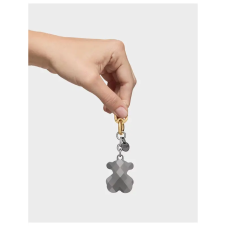 Tous Facet Bear Negro Multi Llavero Elegante