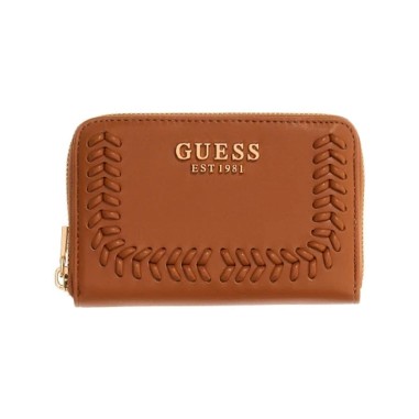 GUESS TATUM SLG MEDIUM ZIP AROUND CARAMEL