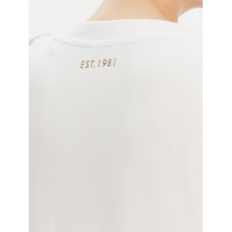 GUESS VN ELEVETED BASIC TOP PURE WHITE