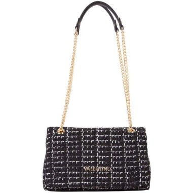 VALENTINO LADYSYNTHETIC BAG TWEED NERO MULTICOLO