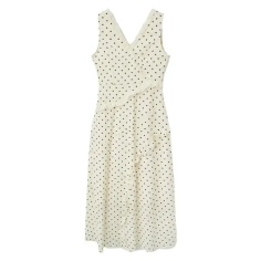 COMPAÑÍA FANTASTICA VESTIDO LARGO VOLANTES LUNARES