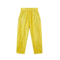 COMPAÑÍA FANTASTICA PANTALÓN LARGO LÚREX AMARILLO