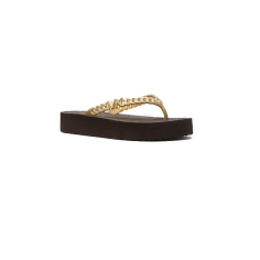 MICHAEL KORS ZAZA FLIP FLOP BROWN - KALHUA