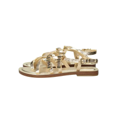 MICHAEL KORS DARRINGTON FLAT SANDAL PALE GOLD - KALHUA