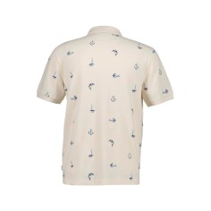 GANT EMBROIDERED SS POLO CREAMED WHITE 2