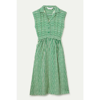 Compañía Fantástica Vestido Estampado Lavagna Green