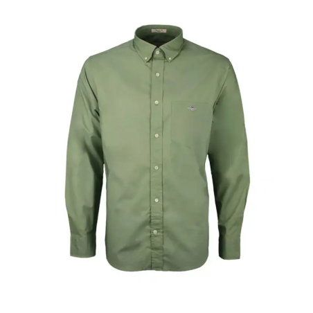 GANT REG CLASSIC POPLIN SHIRT KALAMATA GREEN - KALHUA