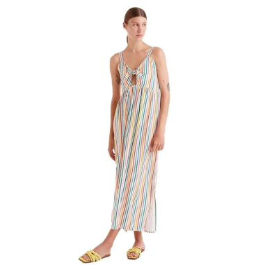 COMPAÑÍA FANTASTICA VESTIDO LARGO FLUIDO NEGRO - KALHUA