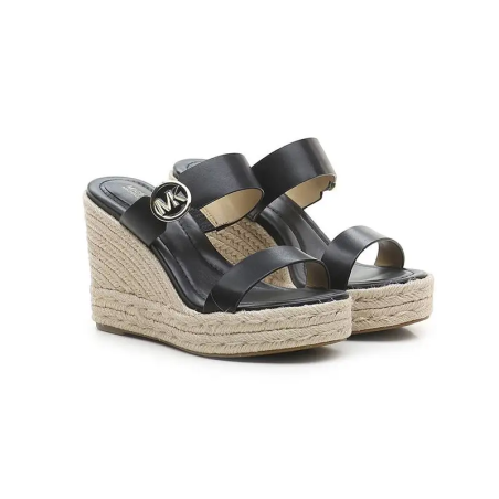 MICHAEL KORS LUCINDA WEDGE BLACK - KALHUA