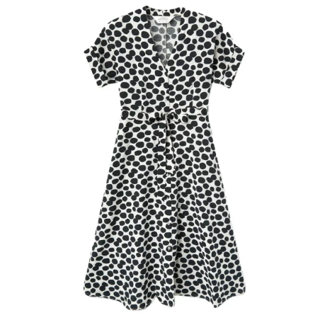 COMPAÑÍA FANTASTICA VESTIDO MIDI CON ESTAMPADO T