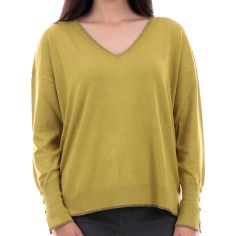 LIU JO SWEATER CON CUELLO EN V LUSH GREEN - KALHUA