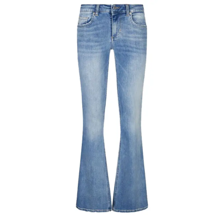 LIU JO PANTS DEN.BLU BLEACH REG.W - KALHUA