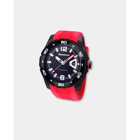 Neckmarine Reloj hombre X-Treme Blue Red Fiber